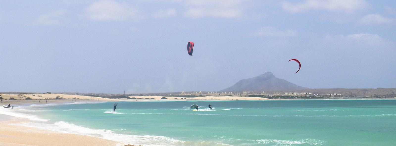 Sejours kitesurf sur le spot de boa vista au Cap Vert