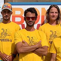 La team de Bonifacio windsurf en Corse du Sud