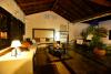 Salle commune de la posada Piano y Papaya à Los Roques au Venezuela