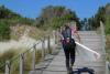Retour après la glisse ponton camping Orbitur Viana do Castelo au Portugal