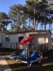 Transats et parasol mobile home camping Orbitur Viana do Castelo au Portugal