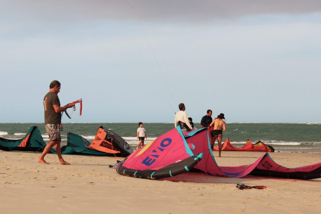kite surf session au brésil
