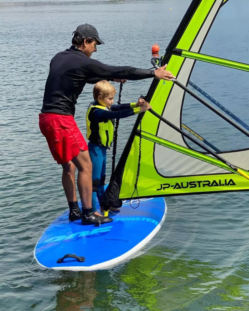 Portugal Viana do castelo apprentissage wind enfant