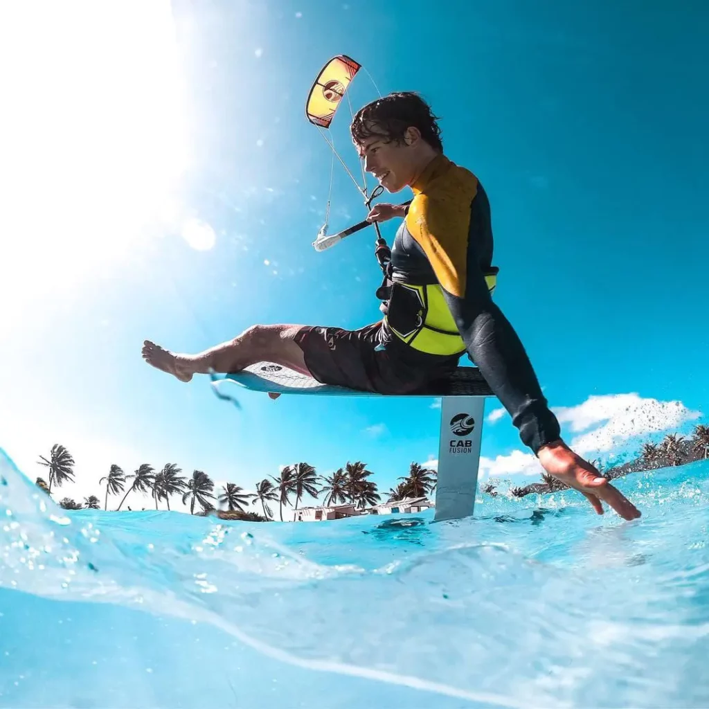 Saint Martin kitesurf adolescent