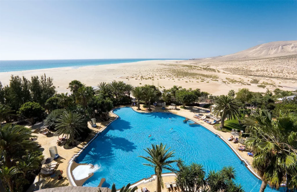 Fuerteventura, Canaries vue sable plage