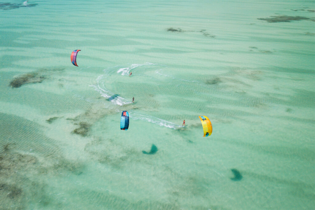 Photo Pempa Zanzibar kitesurf lagon turquoise